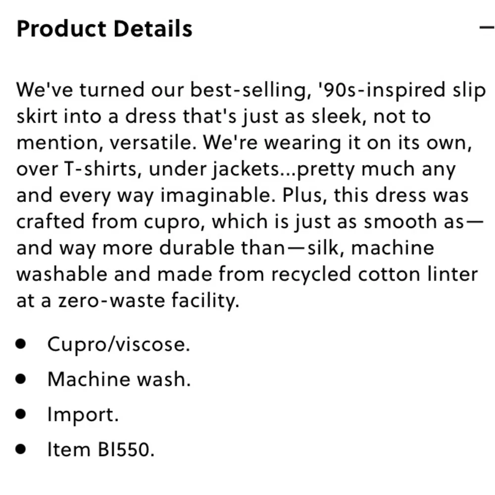 J.CREW Tall Gwyneth cupro-blend slip dress 6T - Picture 5 of 5